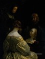 Borch II Gerard ter Femme à un miroir Christianisme Filippino Lippi